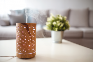 aromatherapy diffuser in use to promote wellness